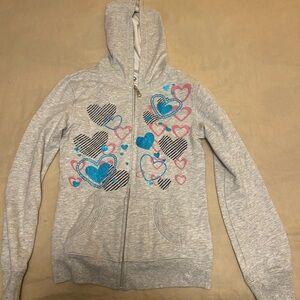 SO Cream and Gray Textured Top